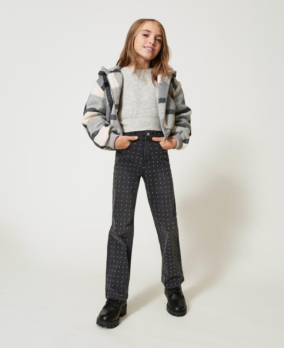 Twin Set Jeans cinque tasche con borchie Offerta Anniversario