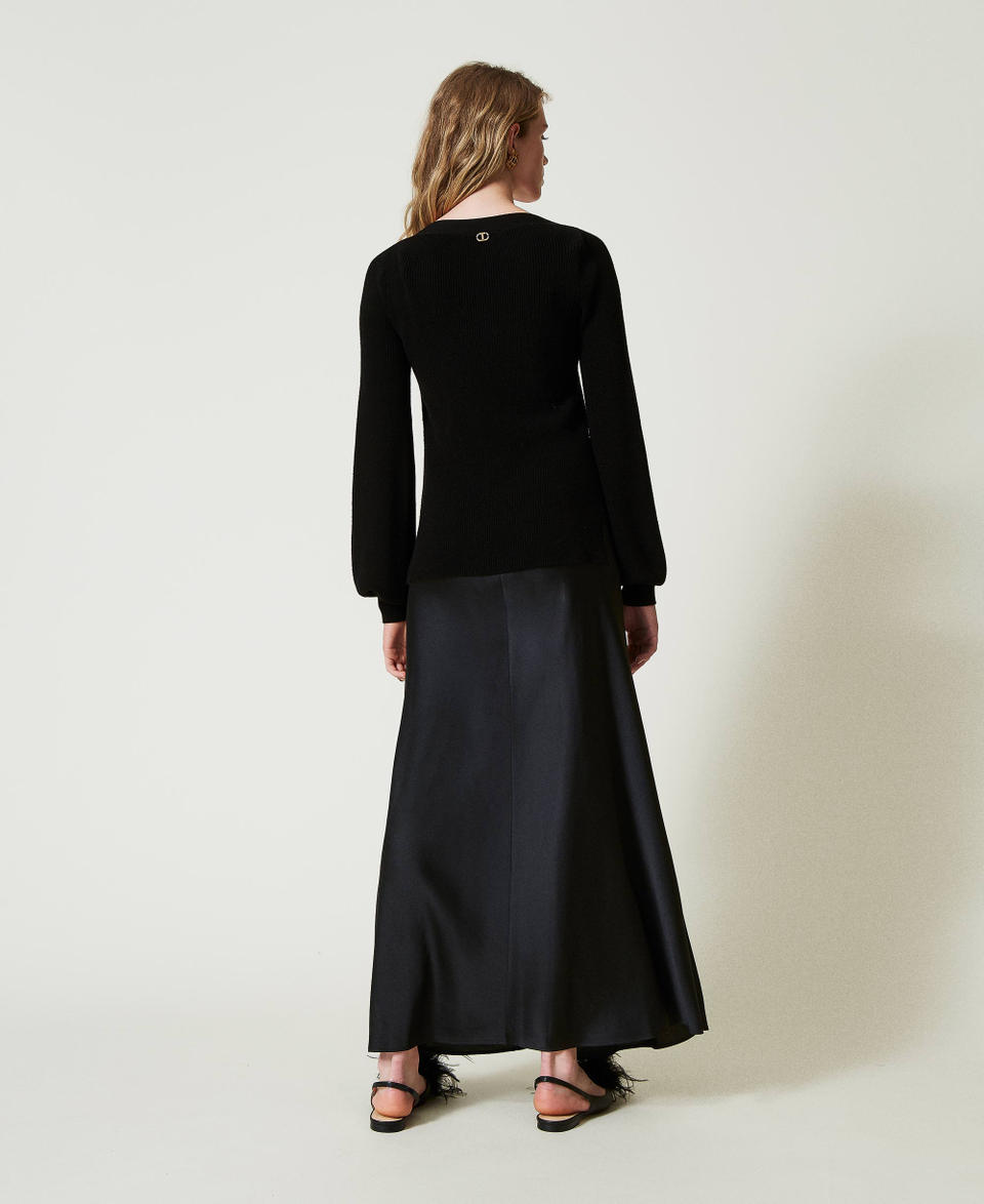 Twin Set Abito lungo sottoveste con maglia Online Outlet