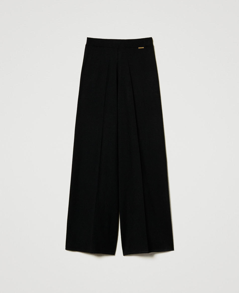 Twin Set Pantaloni a palazzo in misto lana Lightning offer