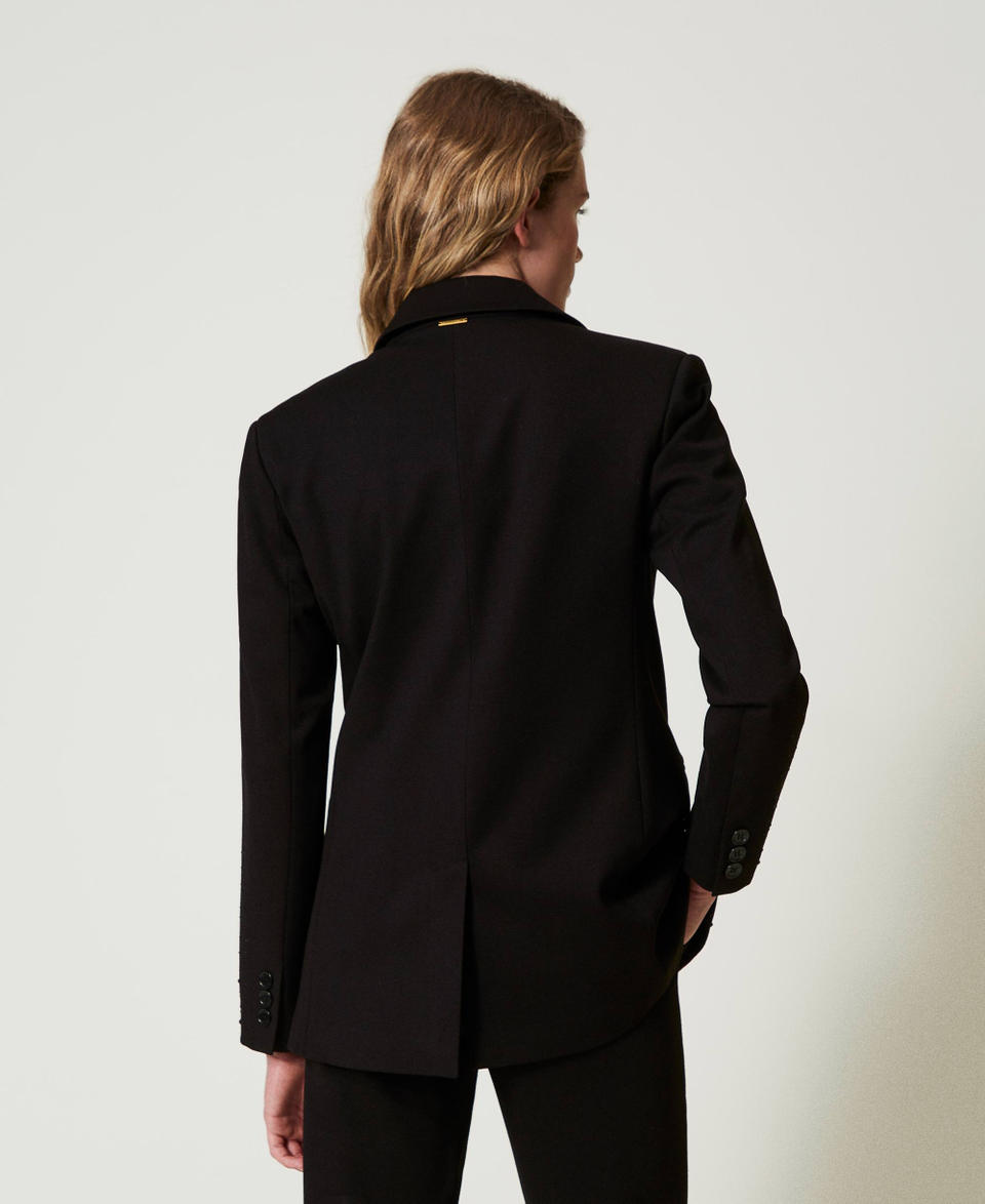 Twin Set Giacca blazer con strass dégradé Prezzo basso