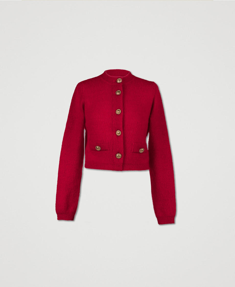 Twin Set Cardigan 'Anne' in misto mohair Solo un giorno rimasto