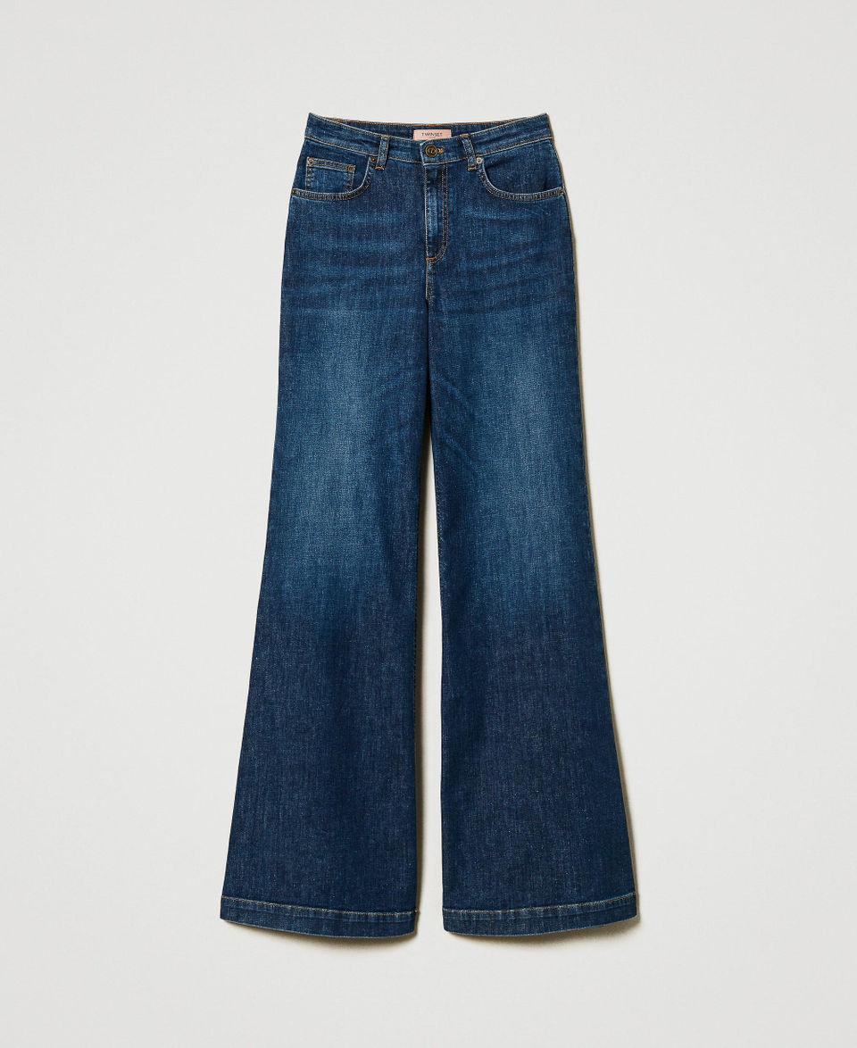 Twin Set Jeans wide leg cinque tasche 50% di sconto per tempo limitato