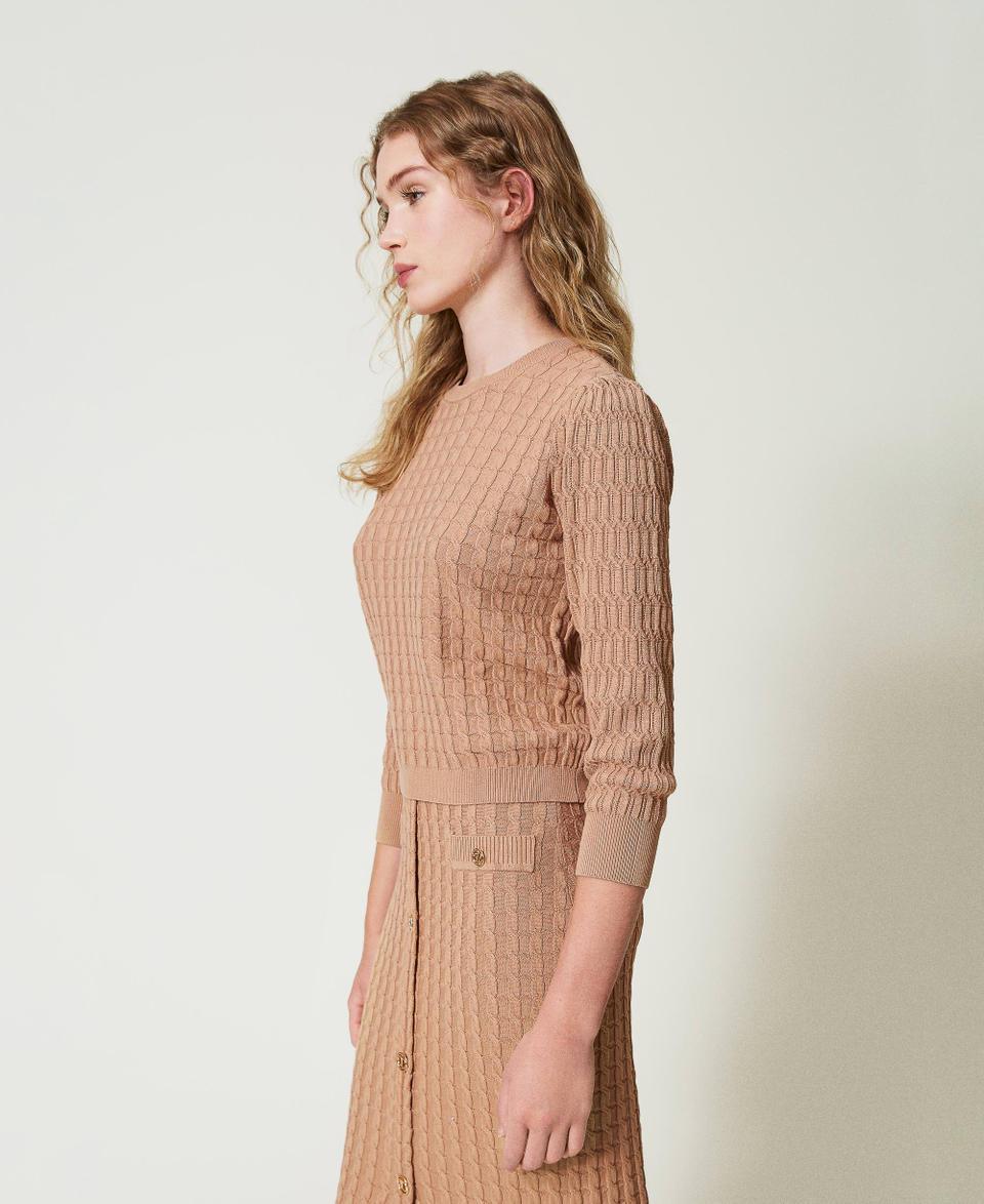 Twin Set Maglia con lavorazione mix di punti Nuovo