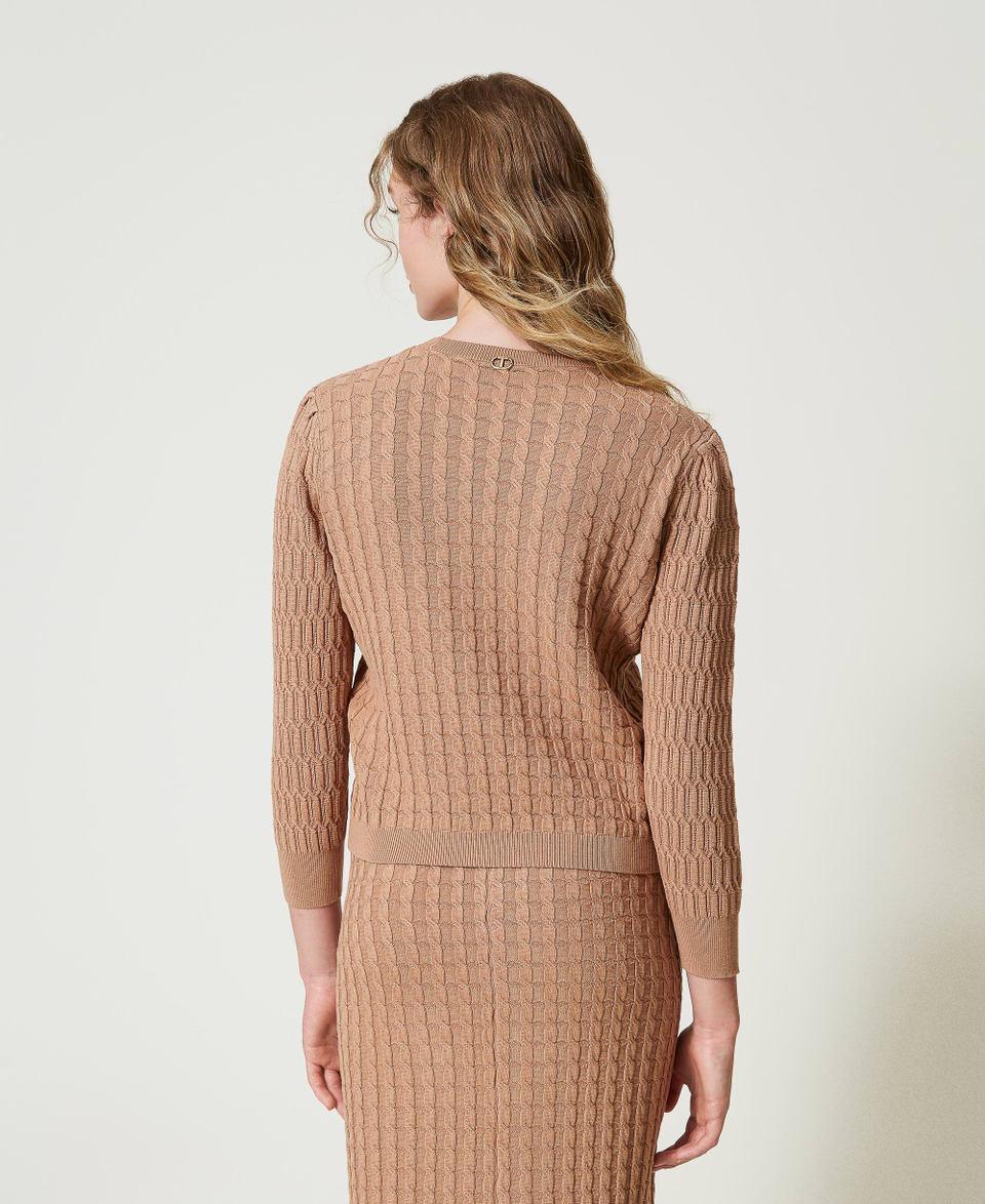 Twin Set Maglia con lavorazione mix di punti Nuovo