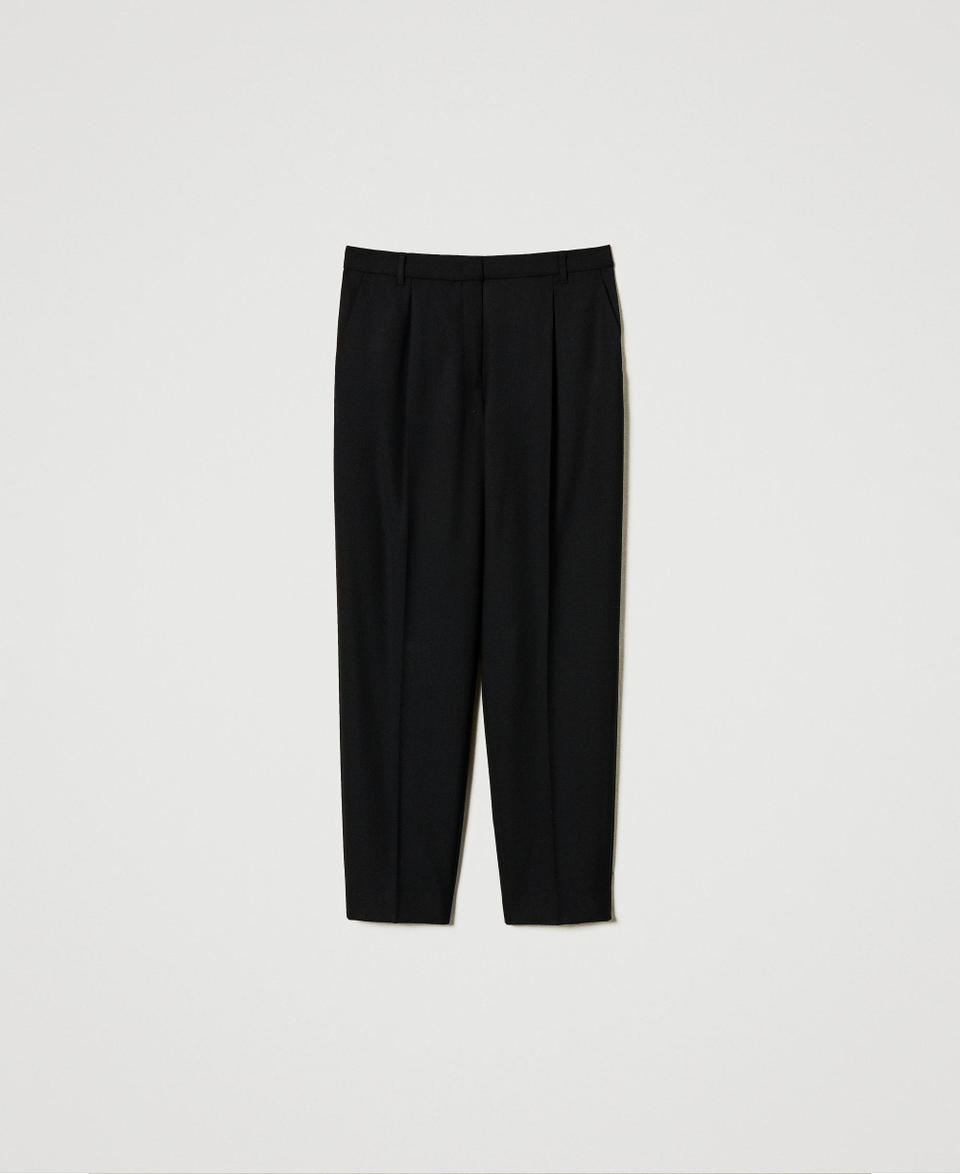 Twin Set Pantaloni in serge misto lana Prezzo Ridotto