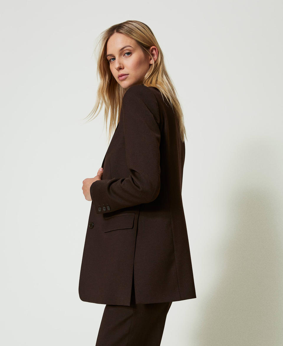 Twin Set Giacca blazer in lana stretch Hotsell