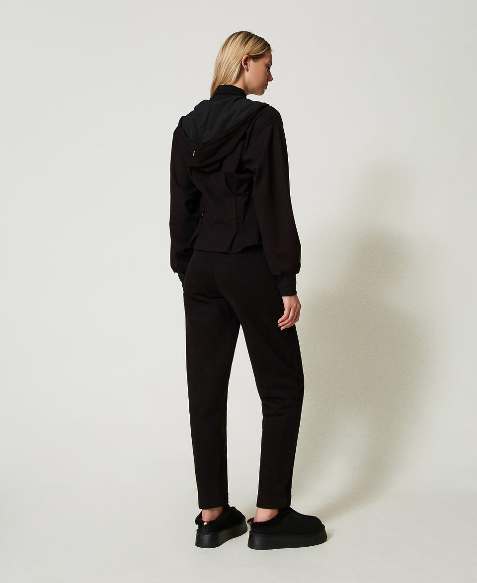 Twin Set Pantaloni a sigaretta in felpa Nuova