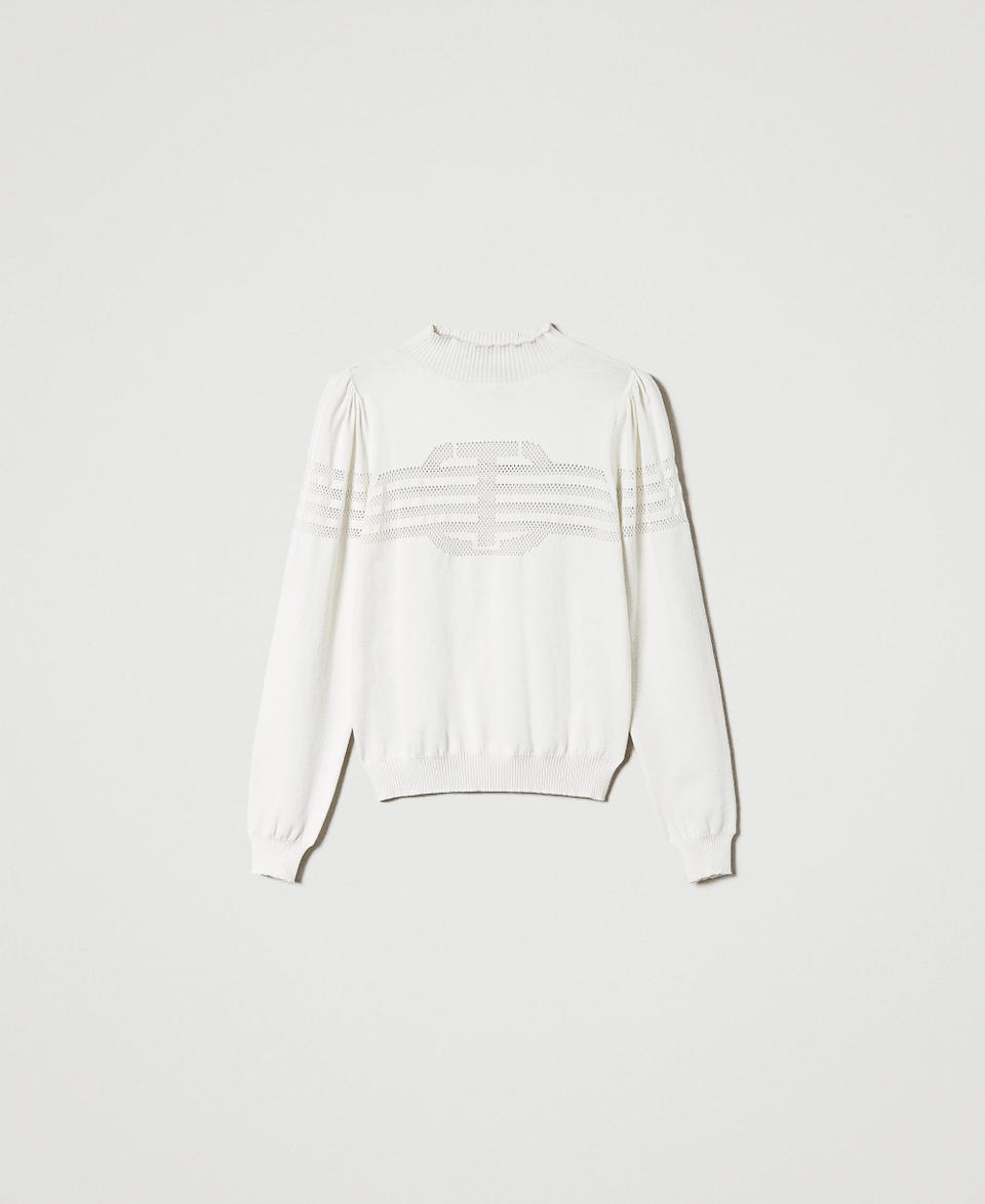 Twin Set Maglia lupetto con lavorazione Oval T Negozio online di fabbrica