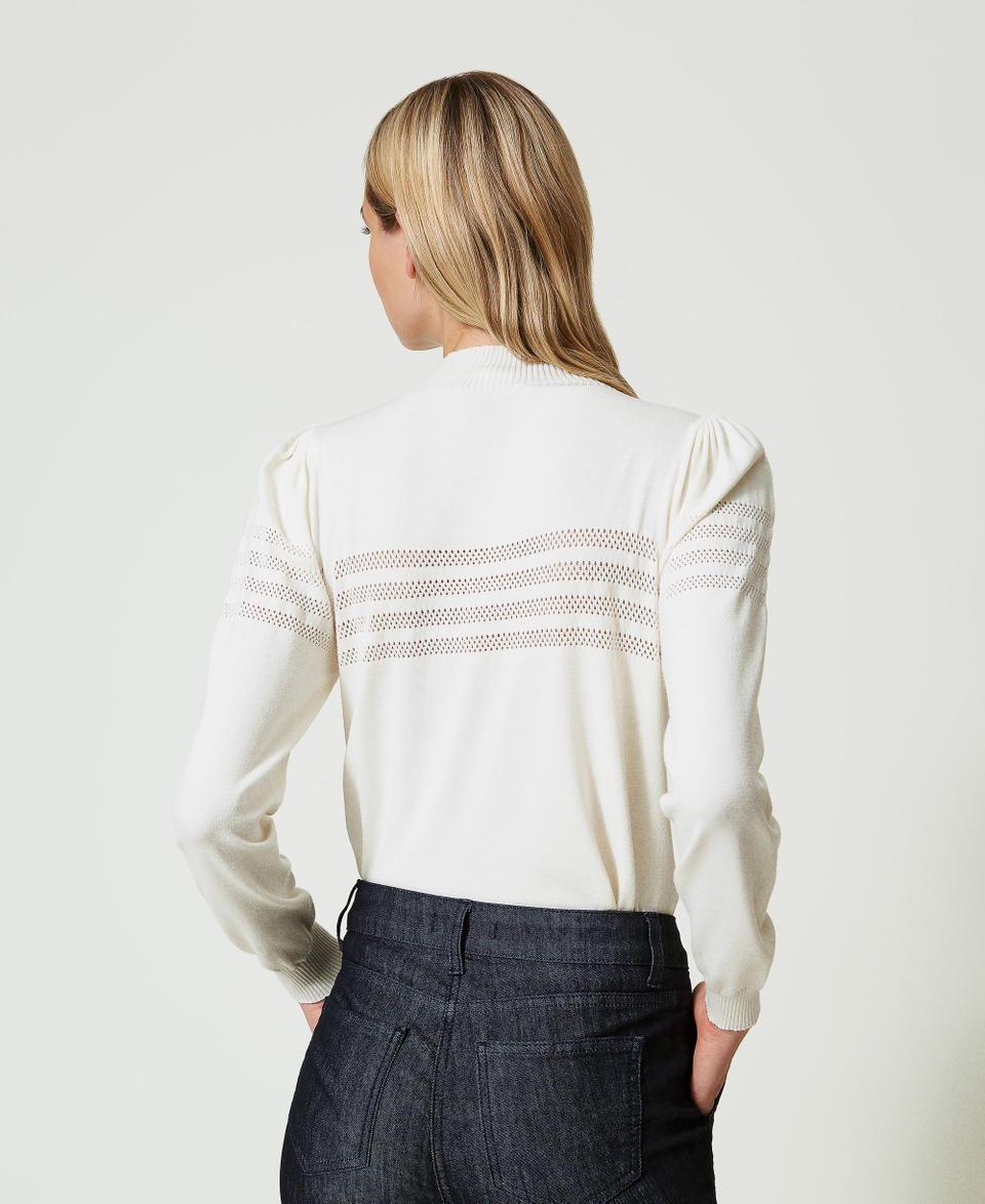 Twin Set Maglia lupetto con lavorazione Oval T Negozio online di fabbrica