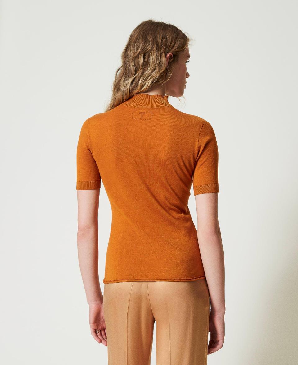 Twin Set Maglia lupetto in seta e cashmere Vendite stagionali