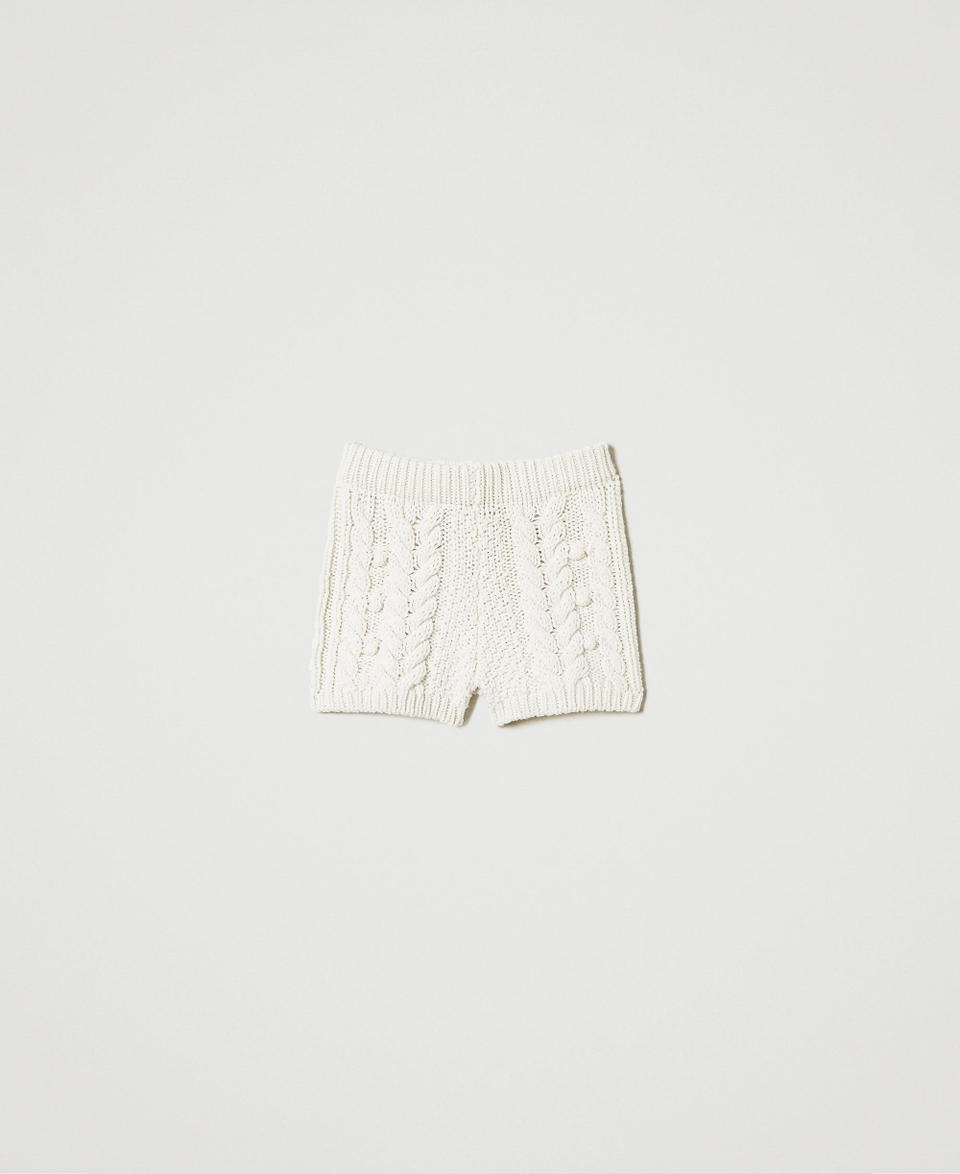Twin Set Shorts in maglia di lana Vendita calda