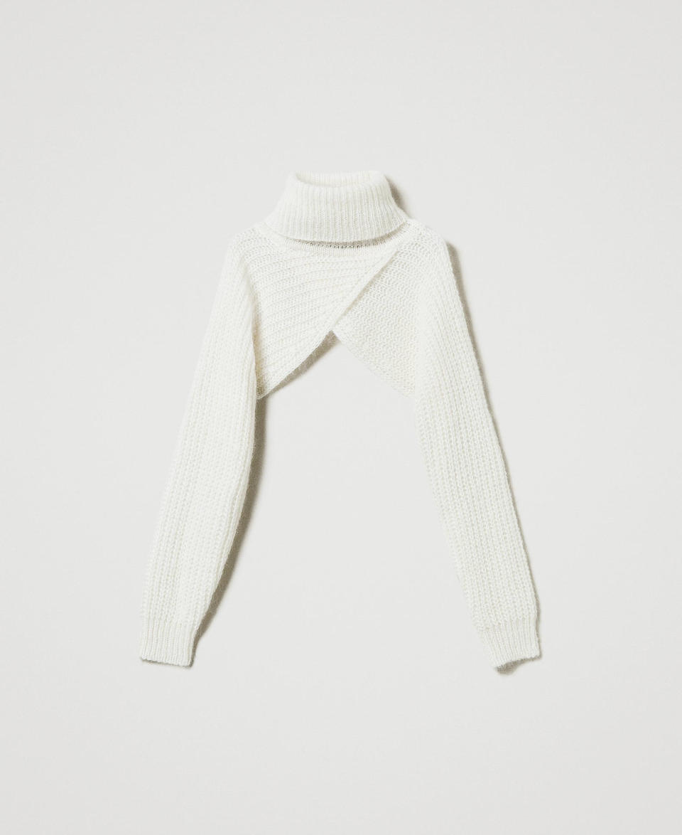 Twin Set Coprispalle in maglia misto mohair Fino al 65% di sconto