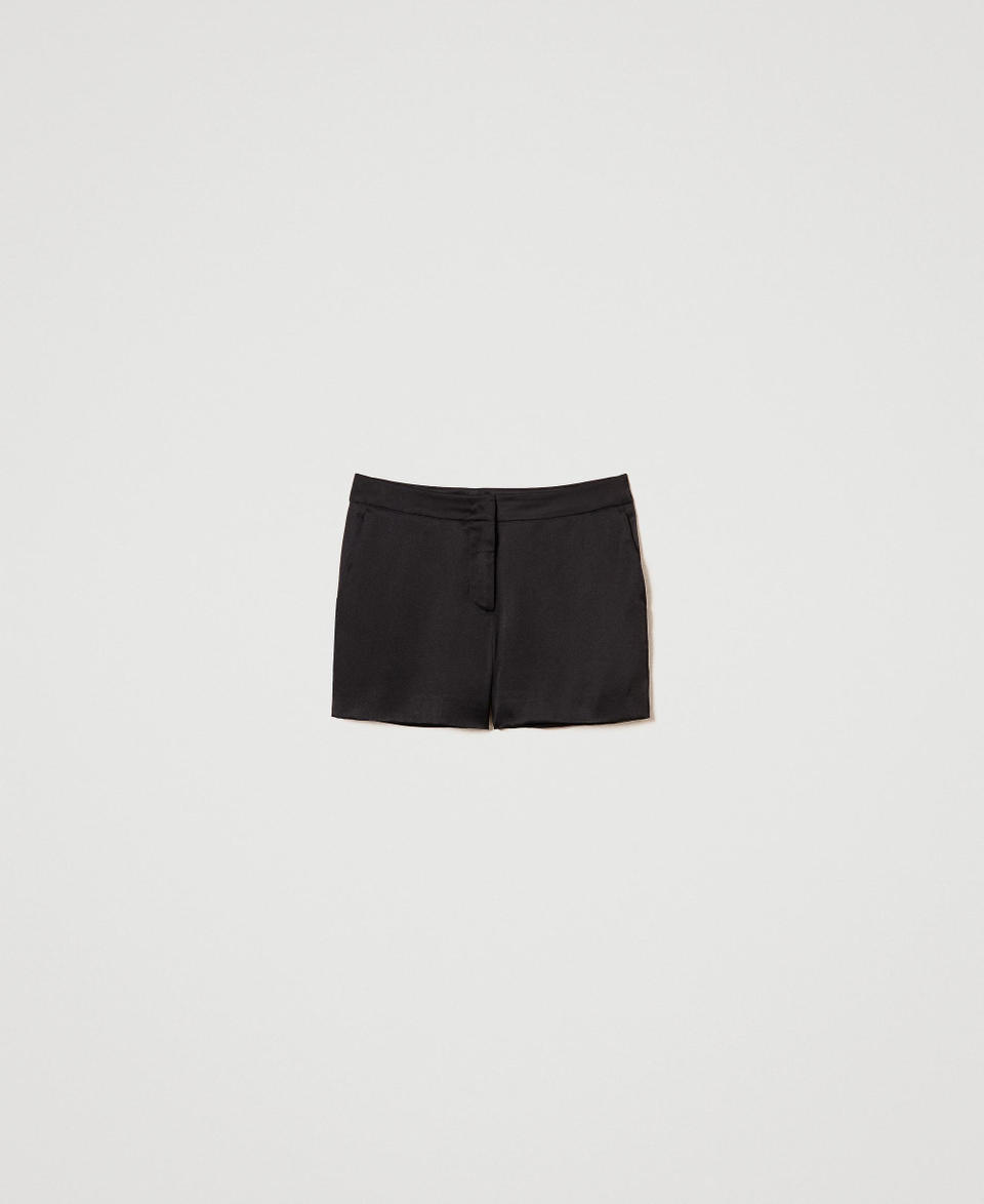 Twin Set Shorts in raso Enormi sconti