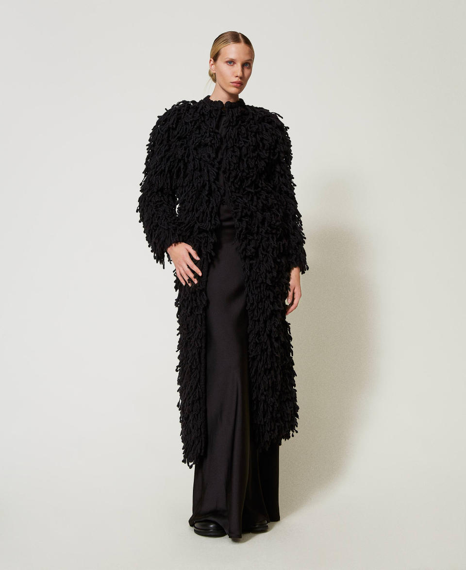 Twin Set Cappotto 'Elizabeth' in maglia bouclé Esporta salva