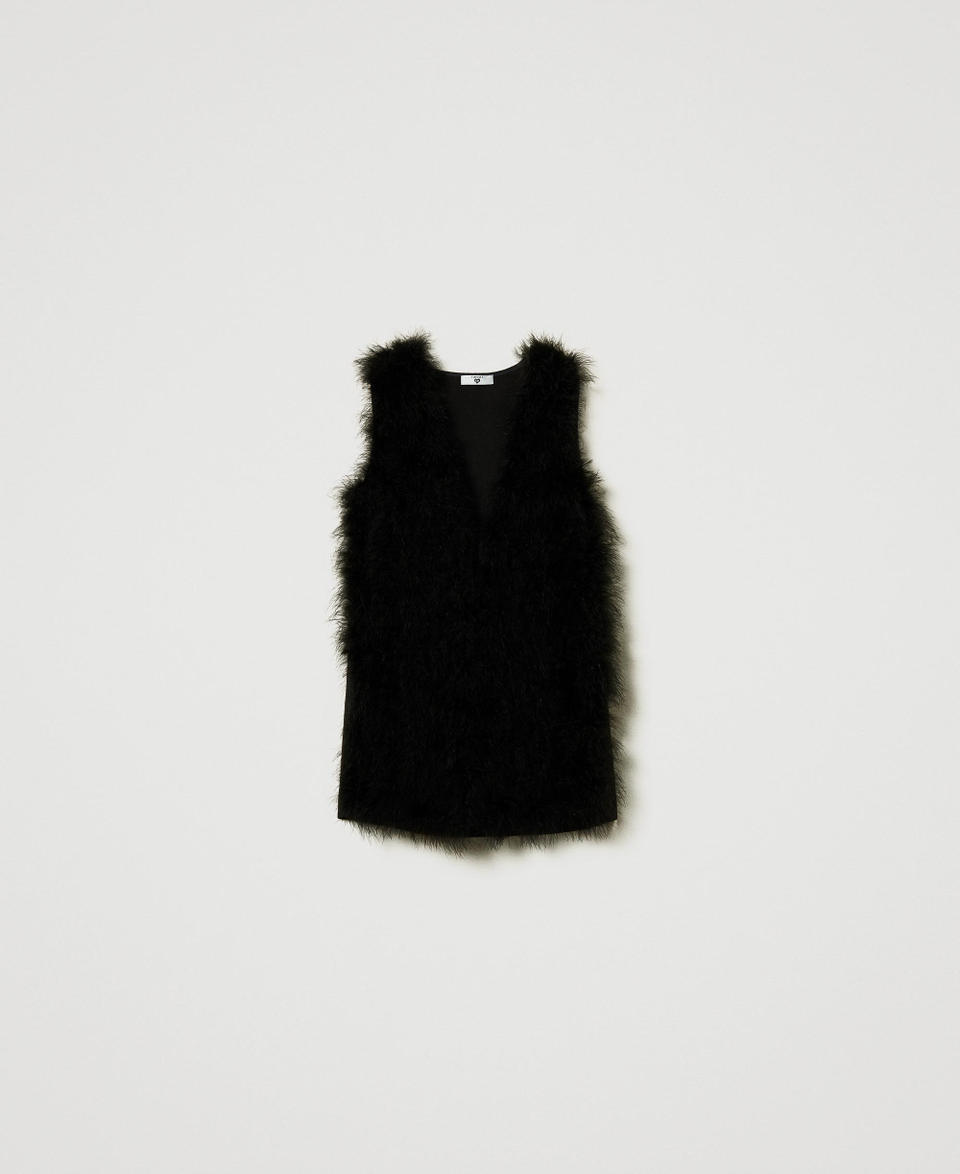 Twin Set Gilet con piume 50% di sconto per tempo limitato