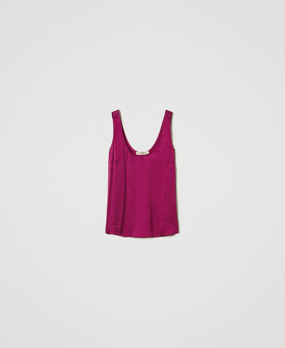 Twin Set Top in raso martellato Italy