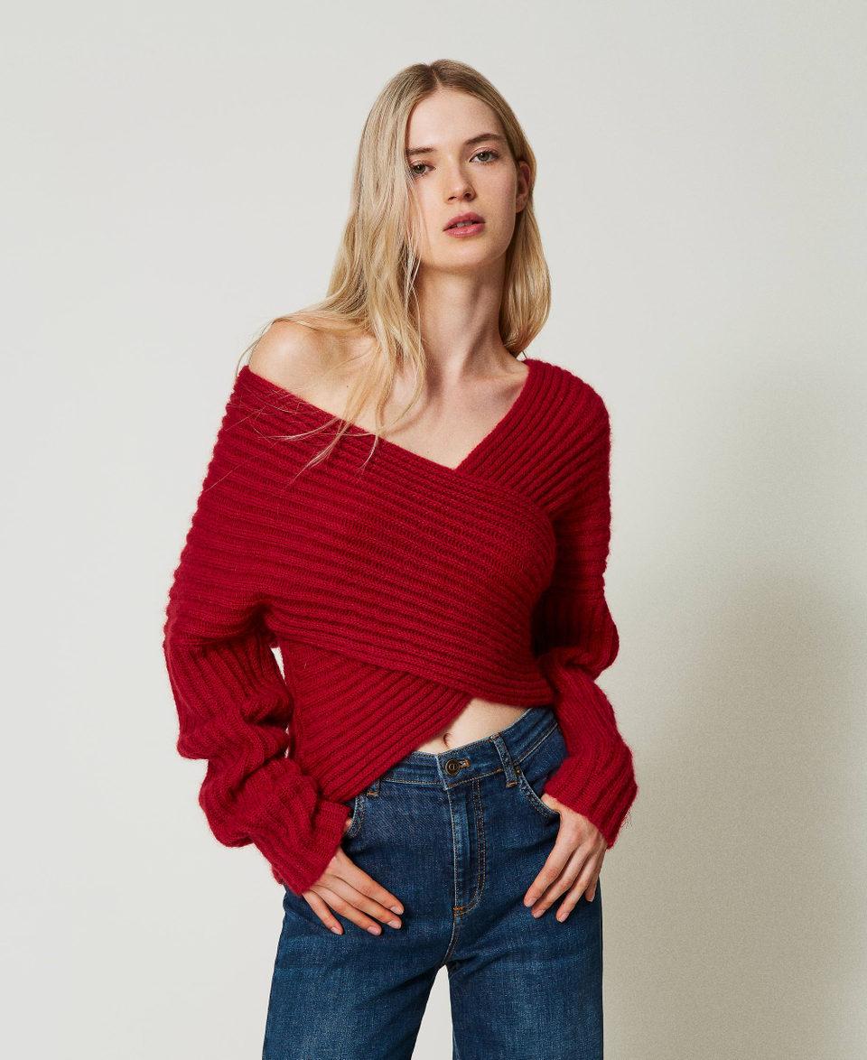Twin Set Maglia doppio uso in misto mohair Promozione Limitata