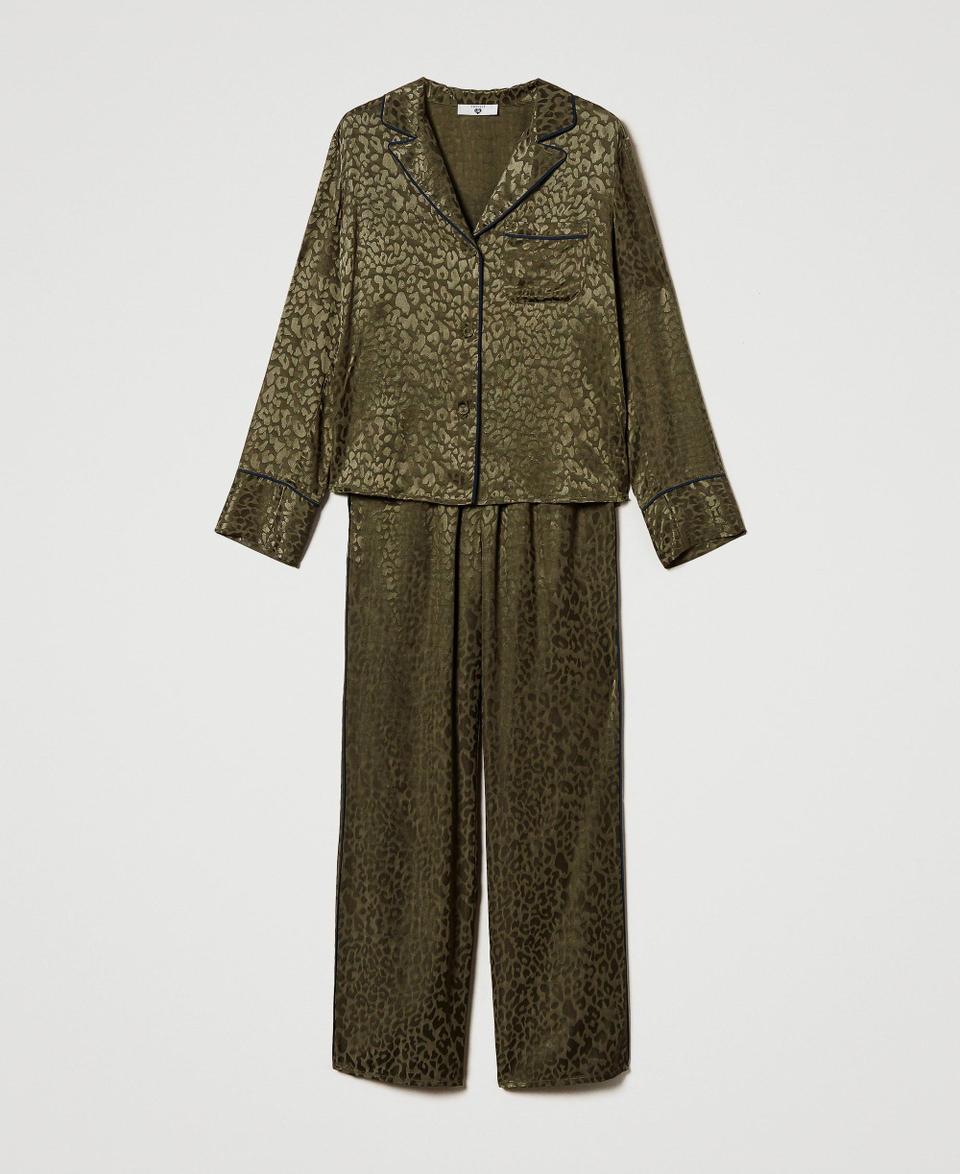 Twin Set Pigiama a uomo in raso jacquard Sottocosto