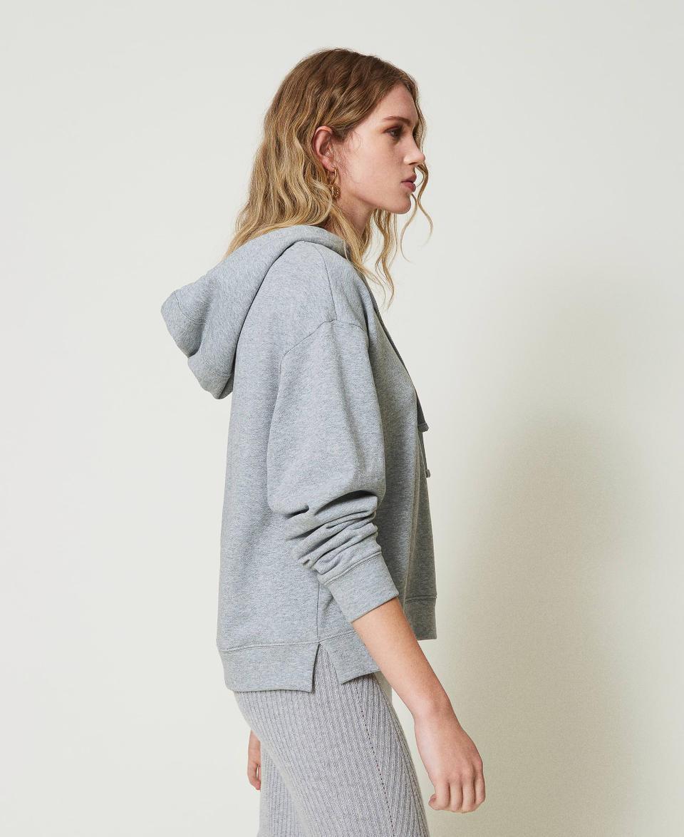 Twin Set Felpa over con charm Oval T Comprare a buon mercato