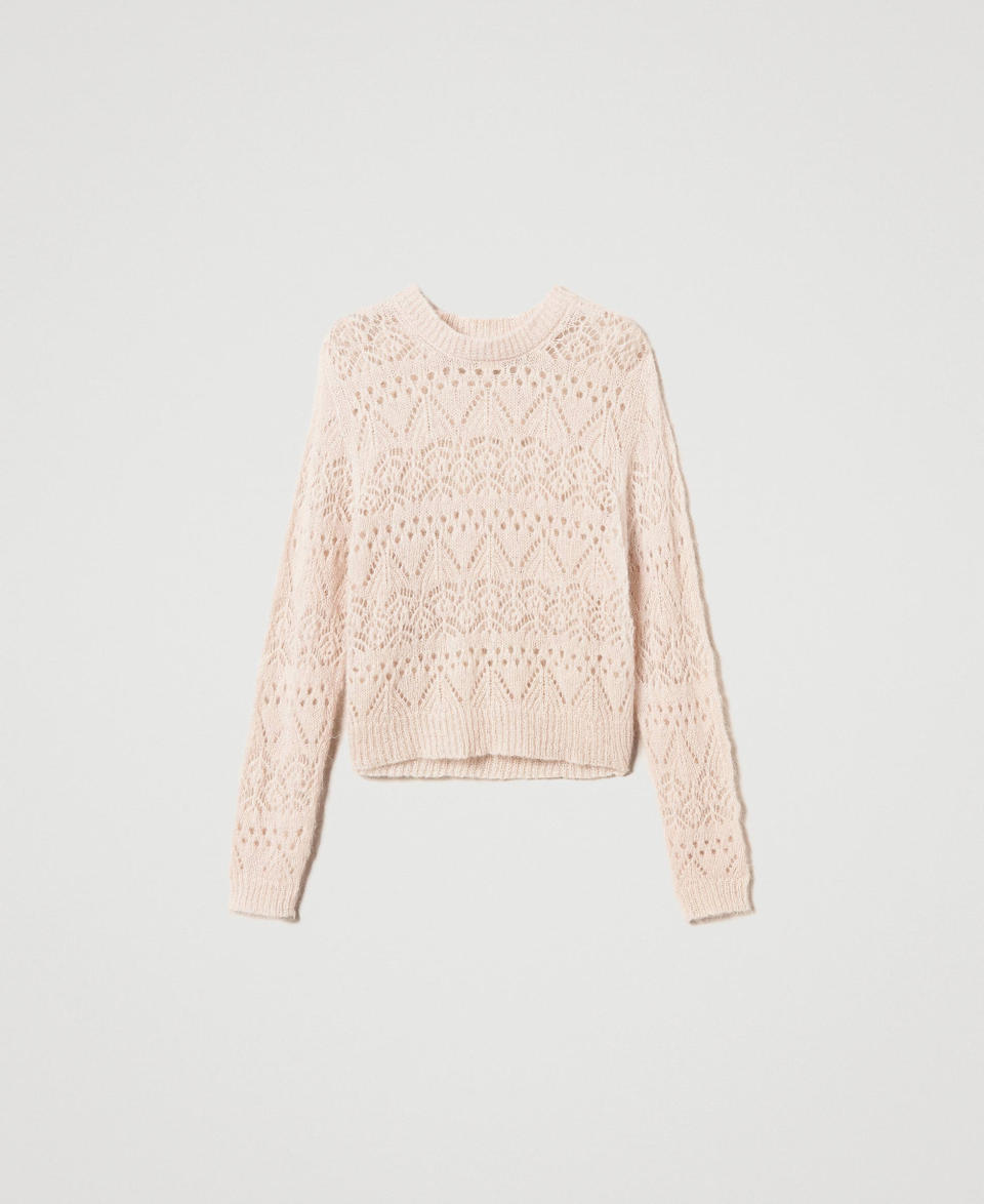 Twin Set Maglia in misto mohair mix di punti Rilascio limitato