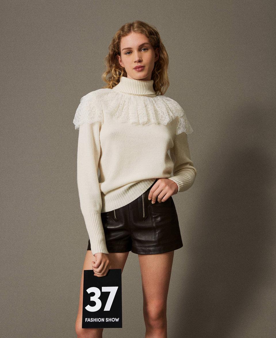 Twin Set Maglia dolcevita in lana e cashmere Latest stili