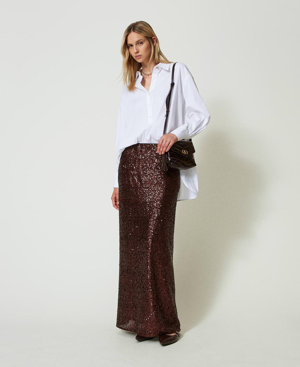 Twin Set Gonna lunga in full paillettes Offerta speciale della fabbrica