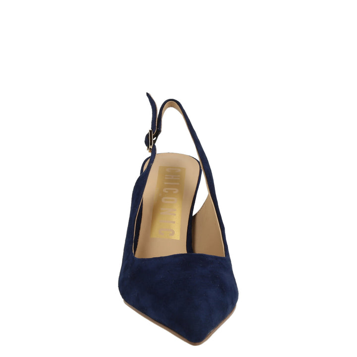 Uma Parker Chanel in Camoscio Navy Moda