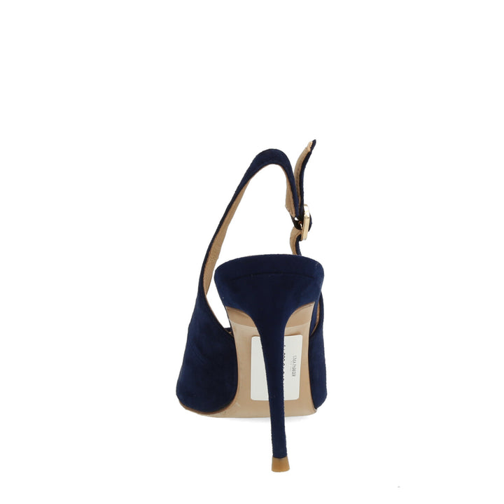 Uma Parker Chanel in Camoscio Navy Moda