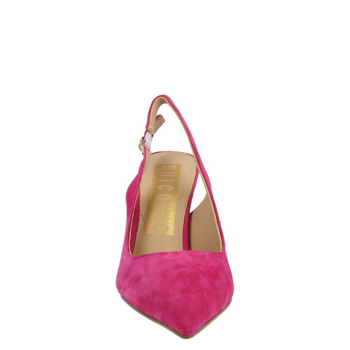 Uma Parker Chanel in Camoscio Fuxia Consegna Veloce
