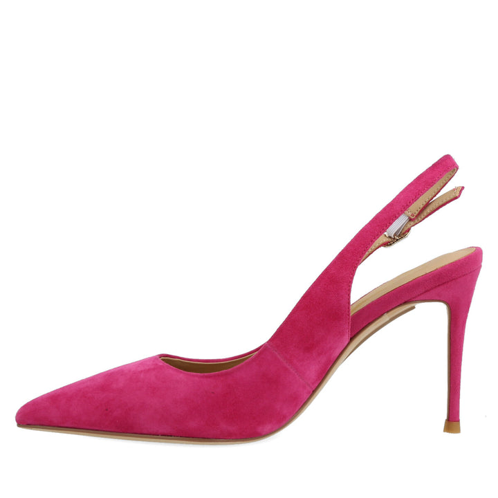 Uma Parker Chanel in Camoscio Fuxia Consegna Veloce