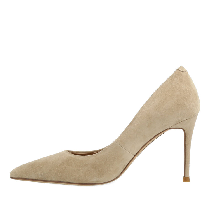 Uma Parker Decollete in Camoscio Beige Prezzo Ridotto