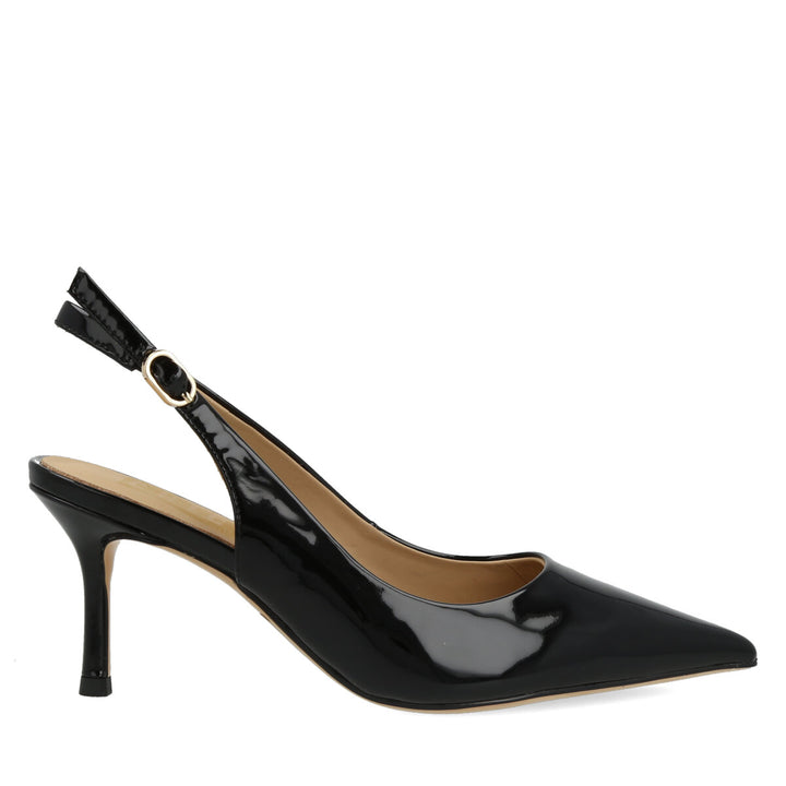 Uma Parker Chanel in Vernice Nero Offerta