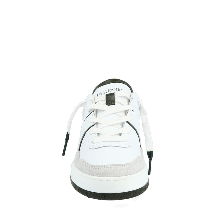 Uma Parker Skate022 Bianco-Verde Negozi Online
