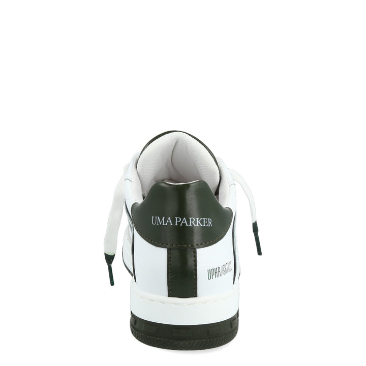 Uma Parker Skate022 Bianco-Verde Negozi Online