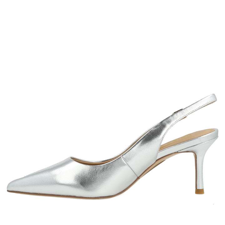 Uma Parker Chanel in Nappa Metal Argento Promozione
