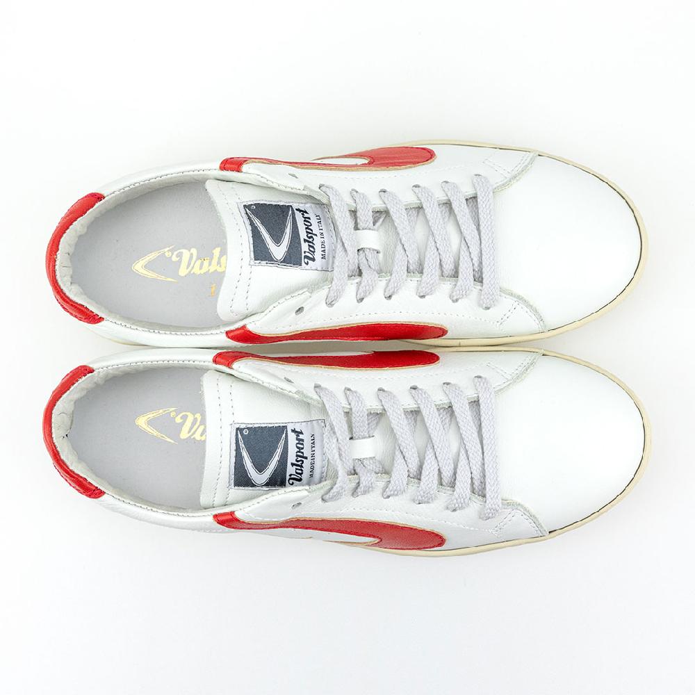 Valsport Tournament Classic Leather Bianco Rosso Promozione