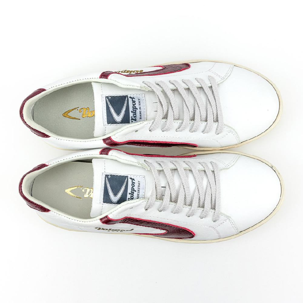 Valsport Tournament Classic Leather Bianco Bordeaux Pezzi Unici