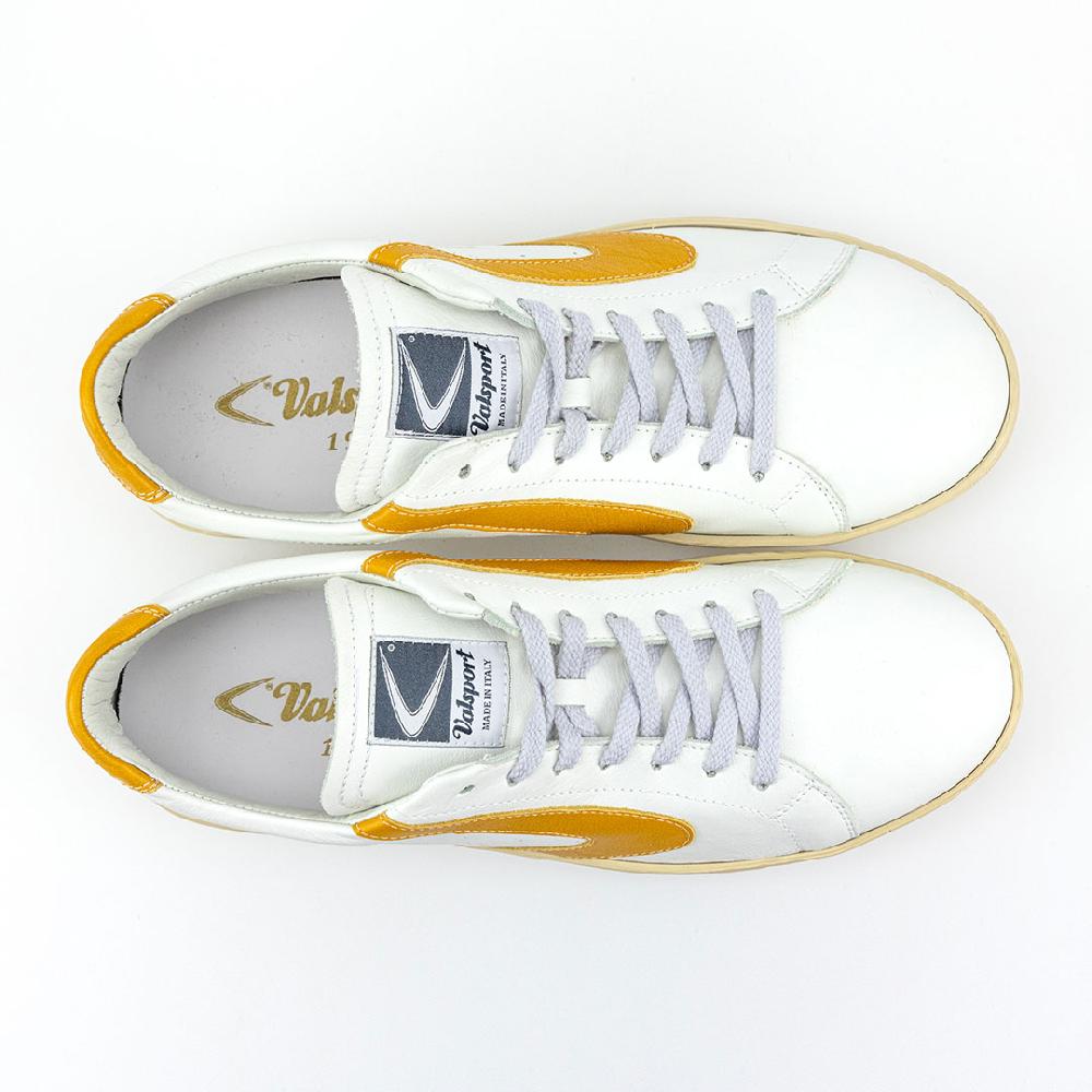 Valsport Tournament Classic Leather Bianco Senape Acquista Ora
