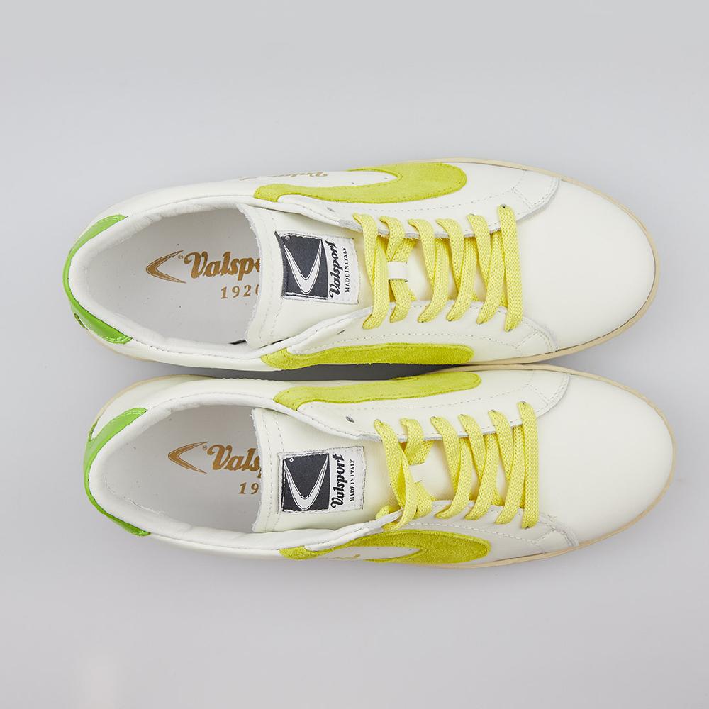 Valsport Tournament Mix Leather Suede Bianco Limone Lime Sottocosto