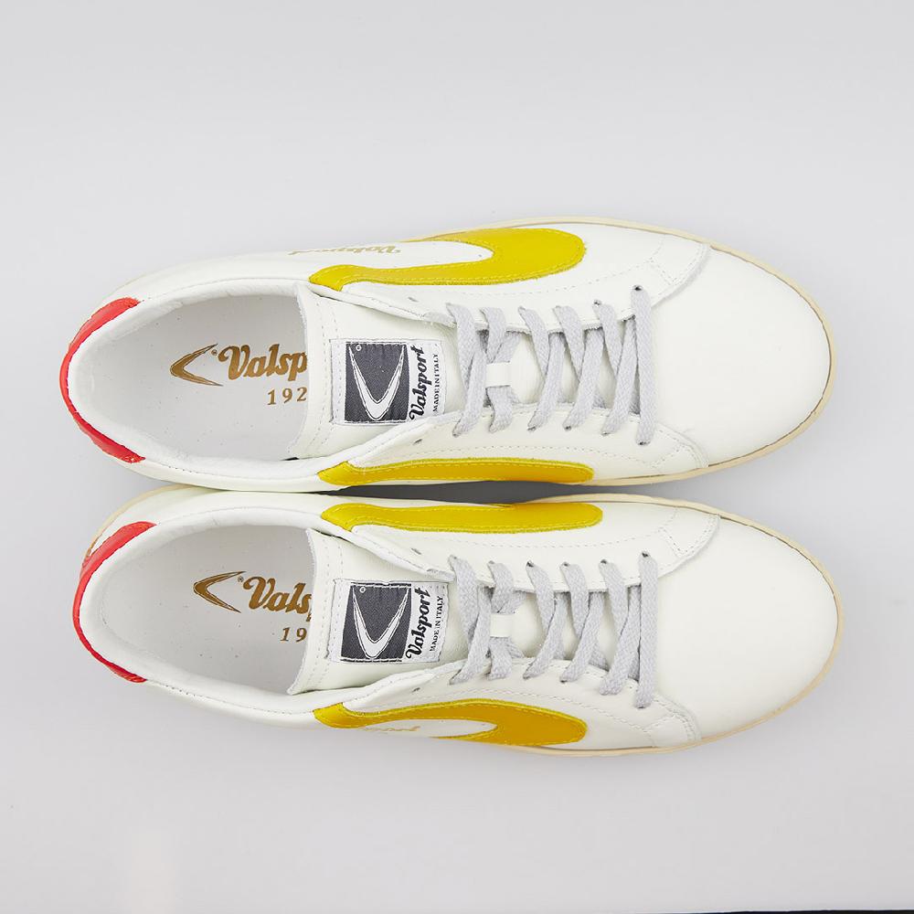 Valsport Tournament Mix Leather Bianco Giallo Vermiglio Presa