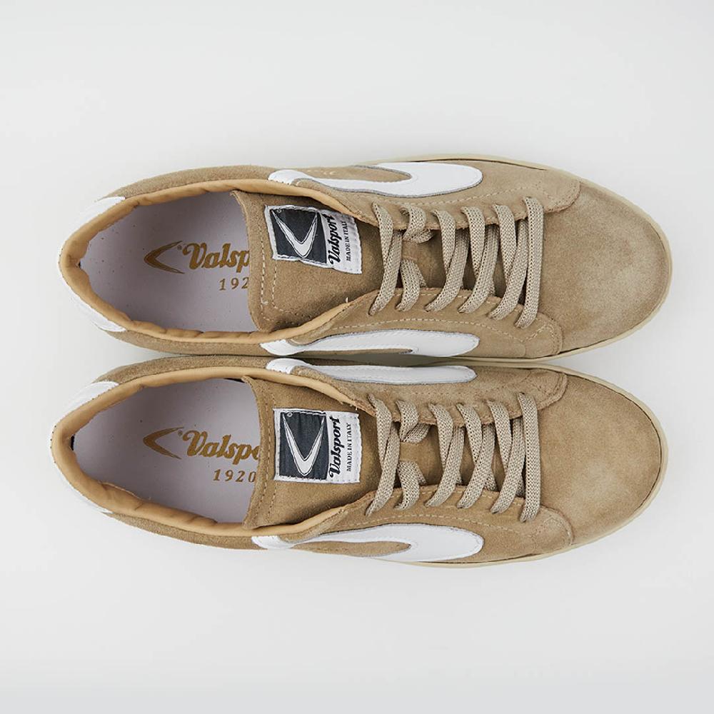 Valsport Tournament Suede Fod. Vitello Cappuccino Bianco Vendita Economica