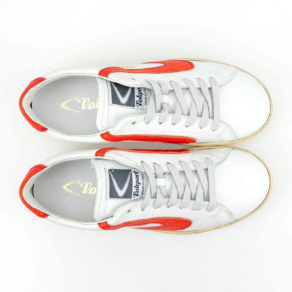 Valsport Tournament Classic Leather Bianco Vermiglio Promozione