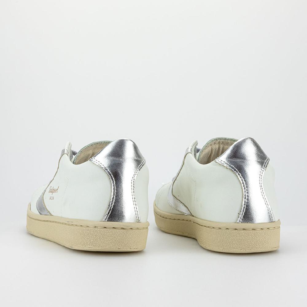 Valsport Tournament Classic Metal Leather Bianco Argento Laminato Consegna Veloce