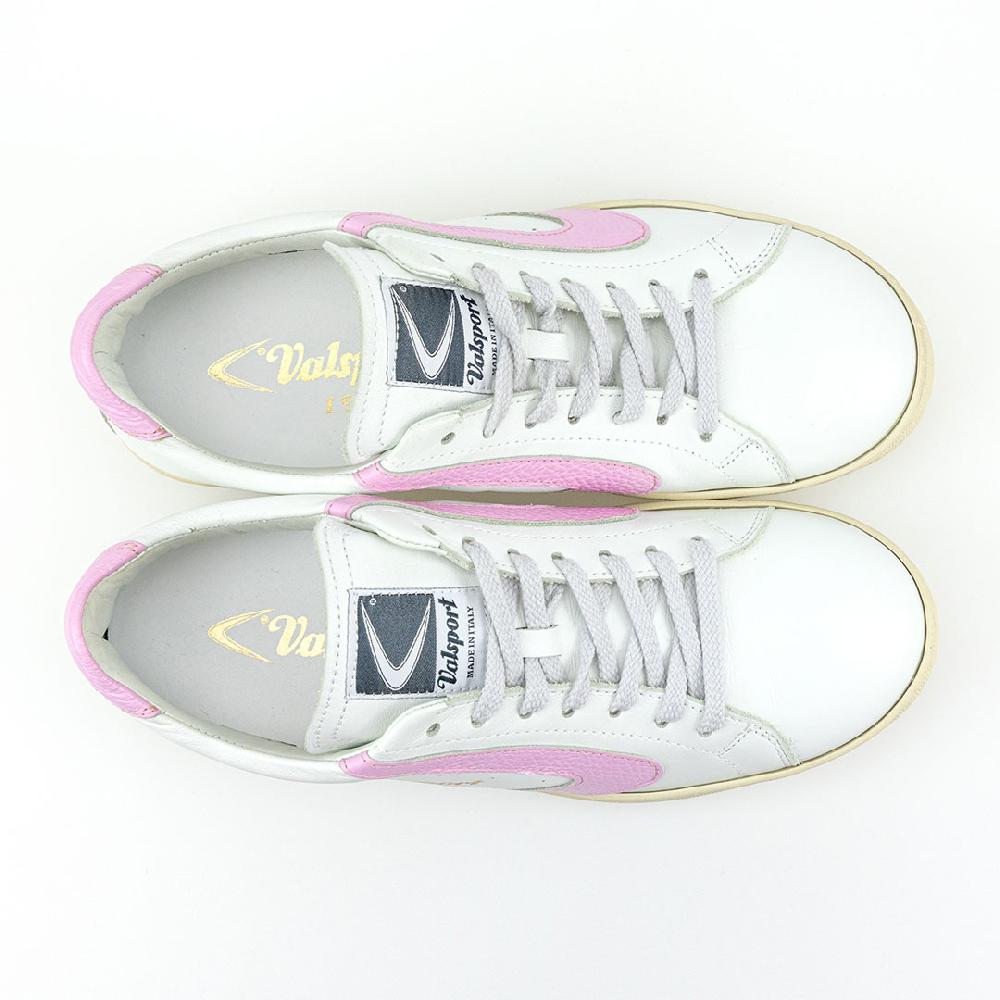 Valsport Tournament Classic Leather Bianco Rosa Promozione Limitata