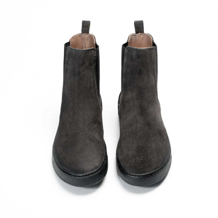 Via Mercanti Arturo Asphalt - Stivaletto alla caviglia Chelsea Beatles per uomo. – VIAMERCANTI 2025
