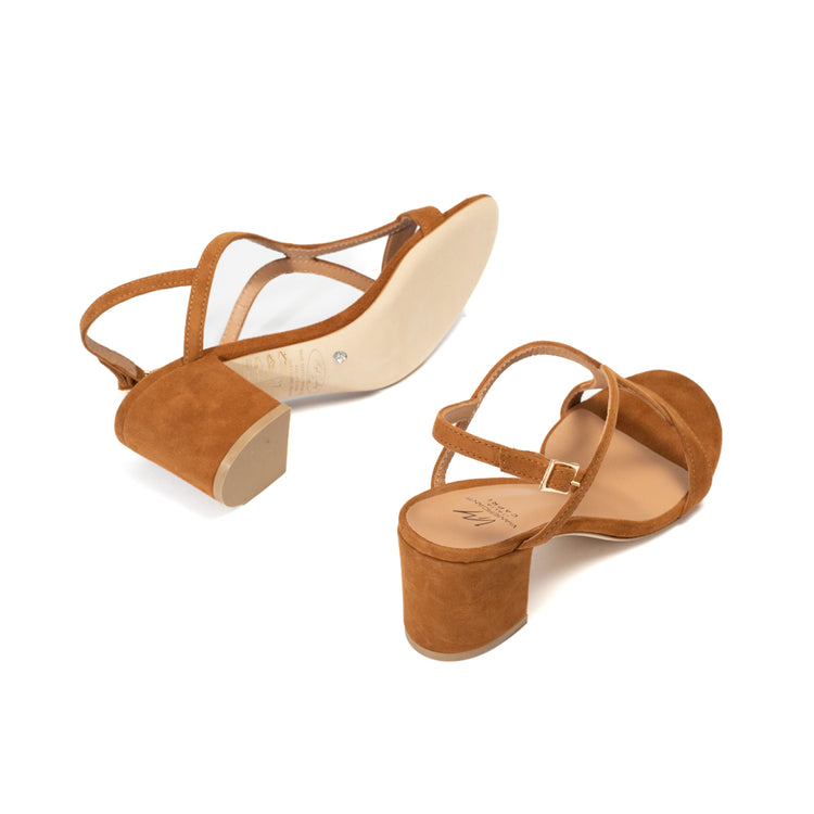 Via Mercanti Tamara Heel Caramel – VIAMERCANTI Pezzi Unici