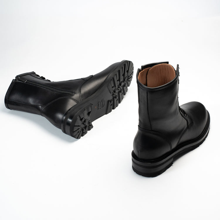 Via Mercanti Lorenzo Calf Black - Stivaletti da uomo. – VIAMERCANTI In Vendita