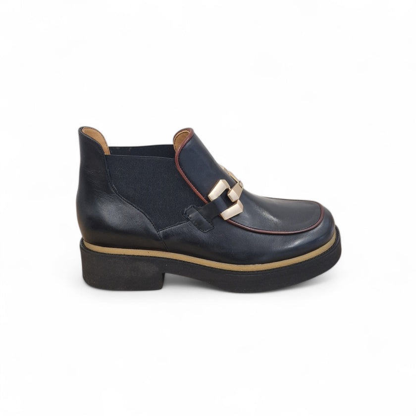 Viola Ricci Alice - Stivaletto beatles nero - rhum Fino Al -60%