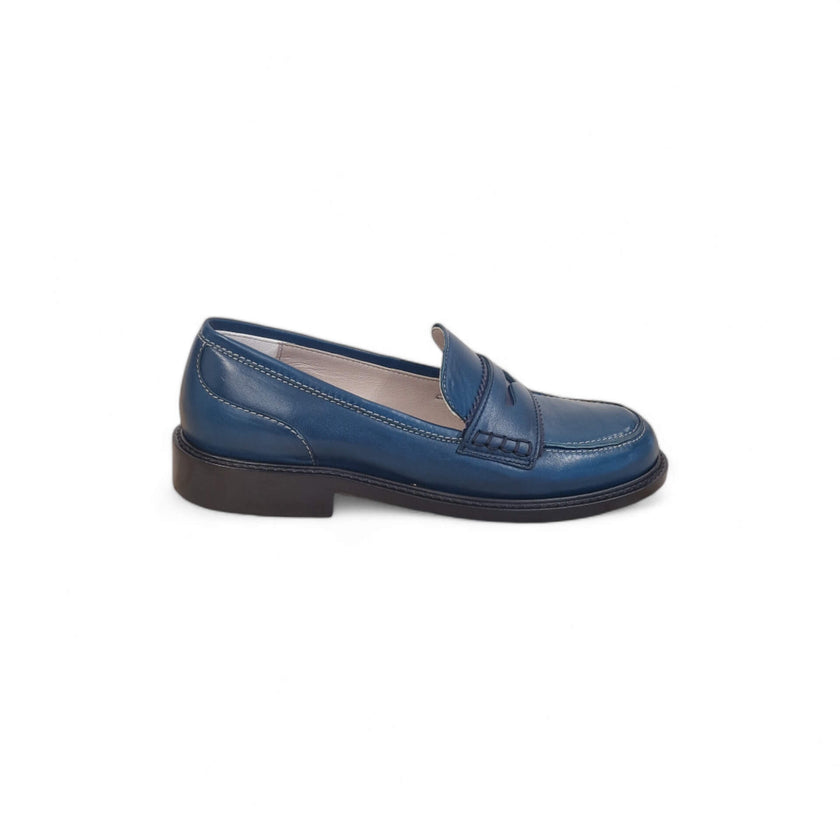 Viola Ricci Gaia - Mocassino nappa glove bleu' - basic Economico
