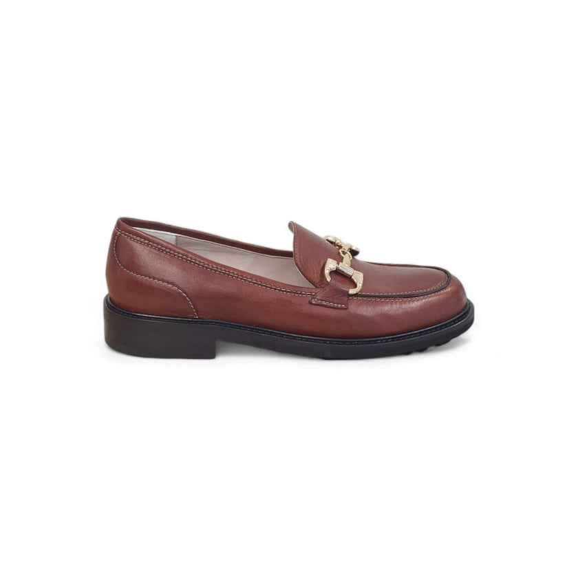 Viola Ricci Gaia - Mocassino nappa glove rhum Outlet